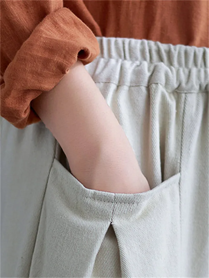 Women's Casual All Match Cozy Cotton Harem Pants