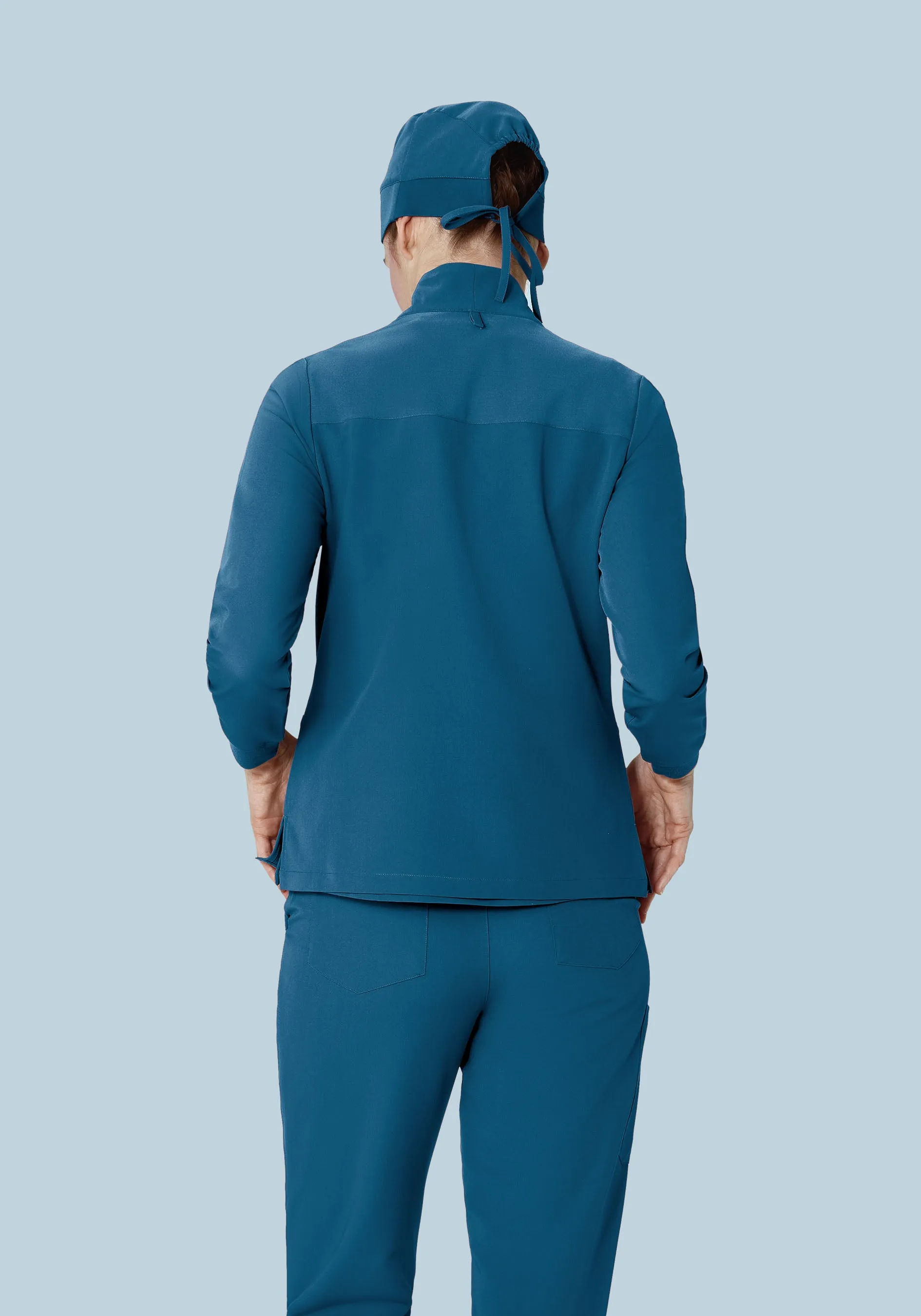 Women's Modern Scrub Jacket Harbor Blue