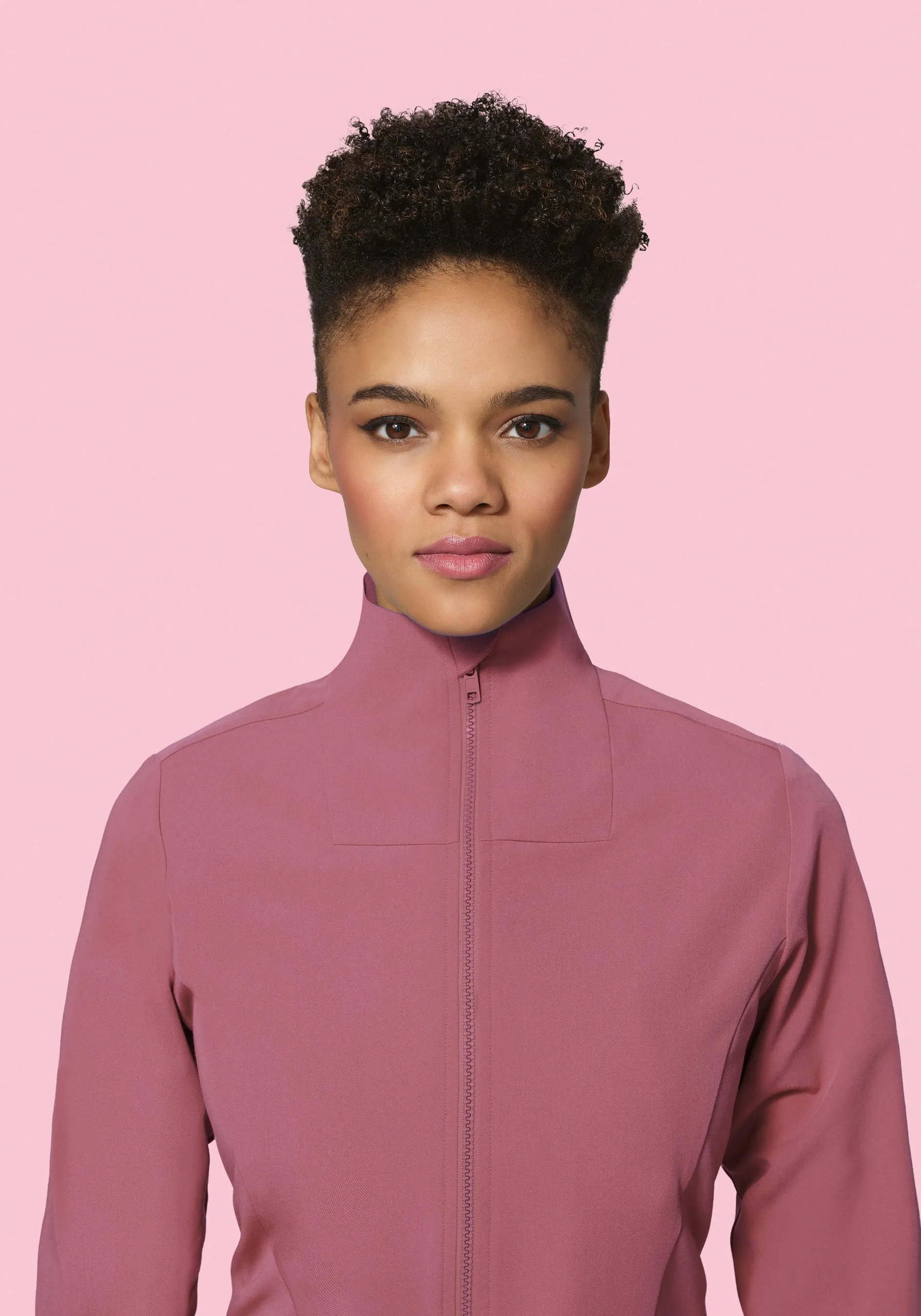 Women's Modern Scrub Jacket Mauve