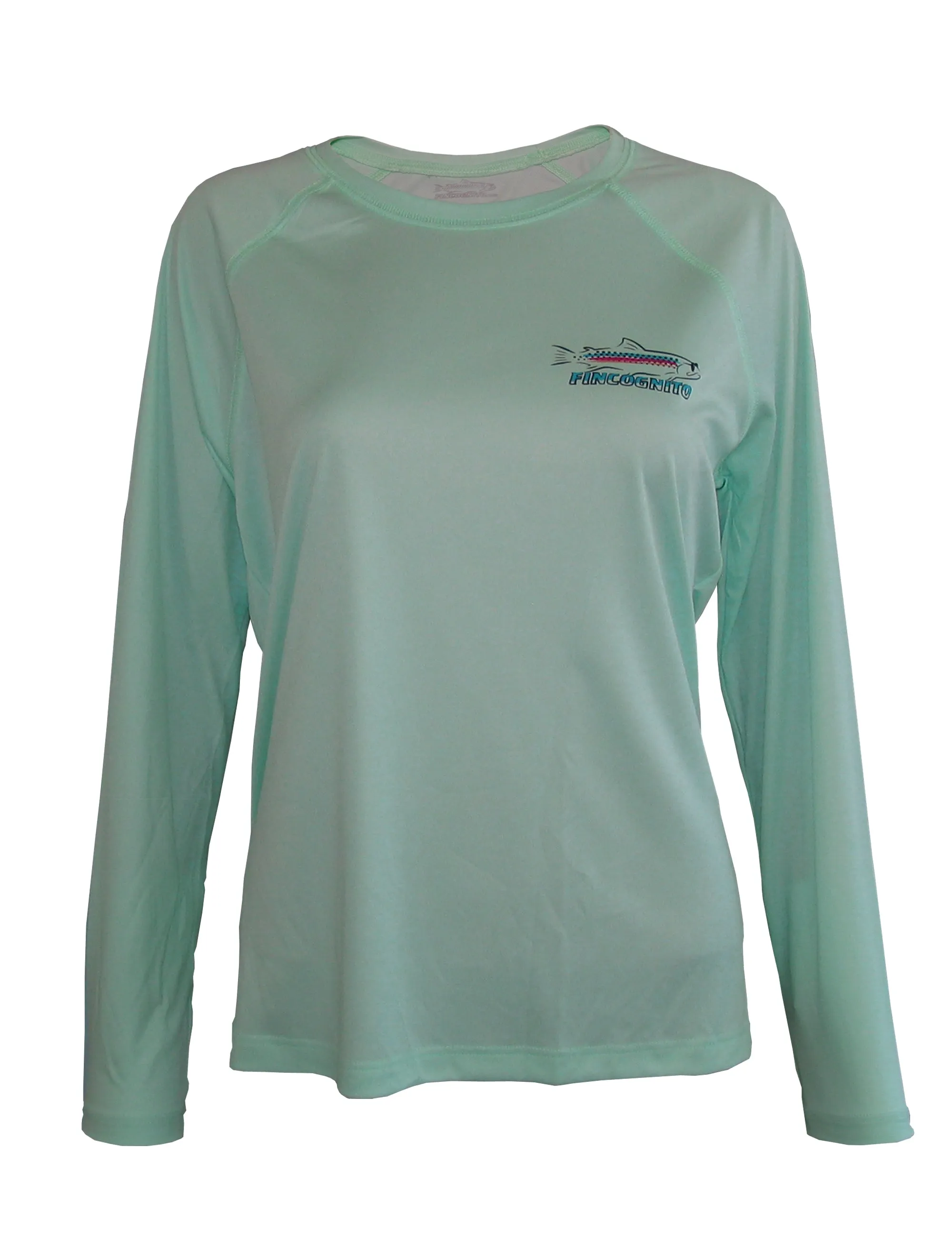 Women's Sun Protective Fishing Shirt Seafoam Green/Bonefish